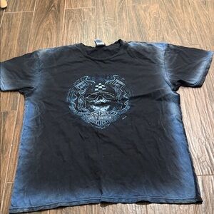 Harley Davidson tie dye bourbon street Tshirt